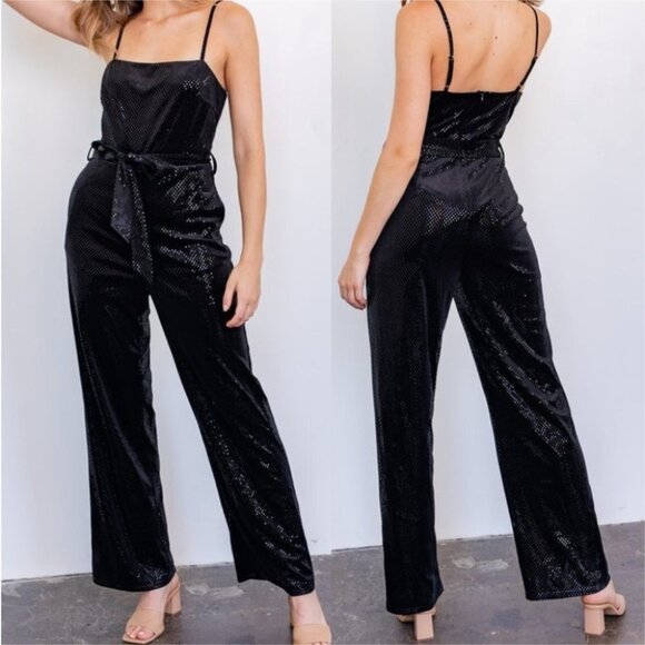 Its Time To Party Sparkly Jumpsuit! - Picture 3 of 7